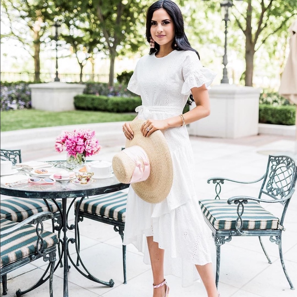 Rachel Parcell white eyelet dress